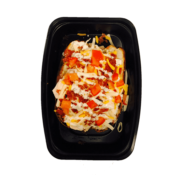 Chicken Bacon Ranch Stuffed Potato